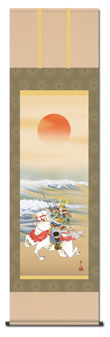 大成武者 榎本東山 （竹翠会） 尺五 日本製 端午の節句 - 掛け軸（掛軸