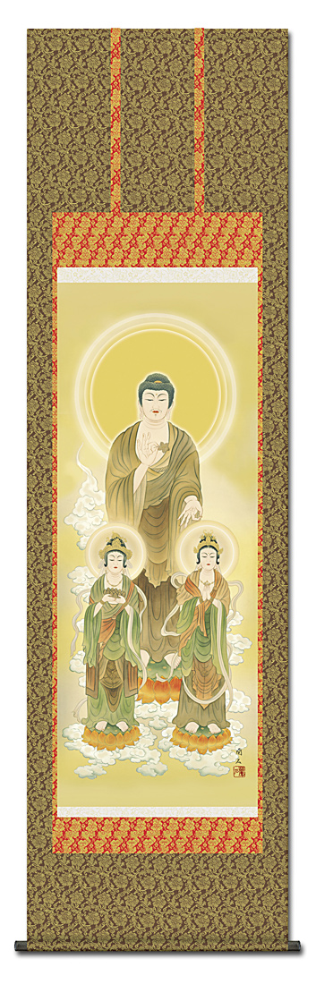 【希少】掛軸 出羽三山 三尊図 御守影 三山権現 仏画 骨董 箱なし 古物 掛軸 希少】掛軸 出羽三山 三尊図 御守影 三山権現 仏画 骨董 箱なし 古物