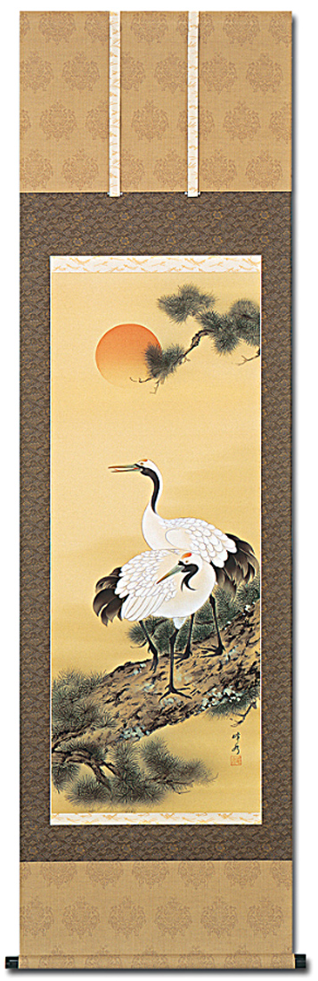 掛け軸　『雅』玄道吾心　桐箱付 掛け軸 『雅』玄道吾心 桐箱付 軸箱 / 製品紹介 | 箱義桐箱店
