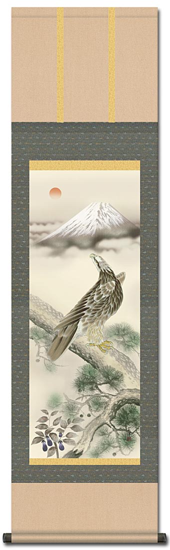 一富士二鷹三茄子 近藤玄洋 （幸洋会） 尺三 【特価 】干支 鳥