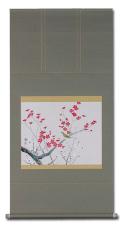 紅白梅に鴬 浮田秋水 （草夕会）尺五あんどん （冬・春） 日本製 冬
