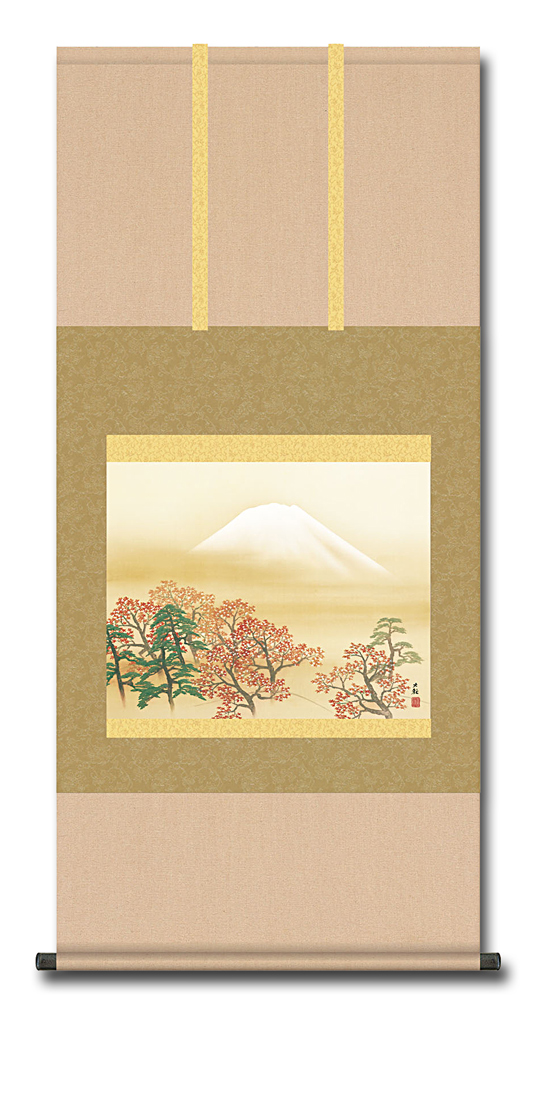 横山大観 日本心神 （富士山） 尺五 特別価格！ 大観 玉堂 松園 若冲 