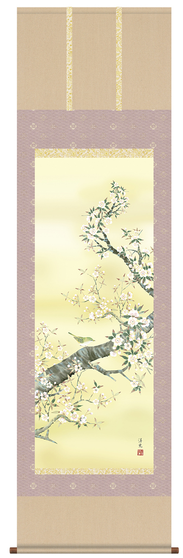 伊藤幸子、【桜の精】、希少な額装用画集より、美品、新品額装付、インテリア 桜花 井川洋光 尺五立 【大特価】 日本製 春 - 掛け軸（掛軸）販売通販